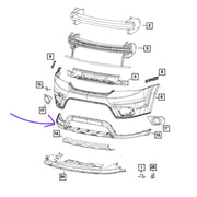 FALDÓN SPOILER PARACHOQUE DELANTERO DODGE JOURNEY 2011 - 2019 - Prime Repuestos