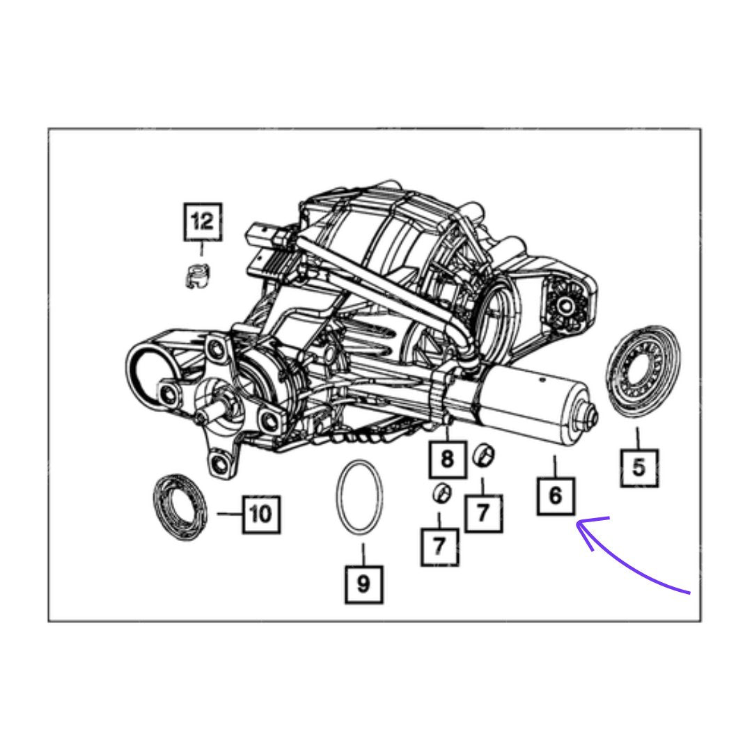 MOTOR DE BLOQUEO NUEVO JEEP GRAND CHEROKEE 2011 - 2013 - Prime Repuestos
